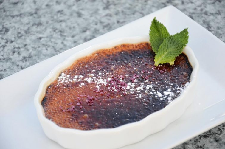 Crème Brulée au chalumeau