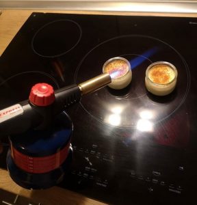 Lampe à souder Express et crême brulée, un mariage d'amour